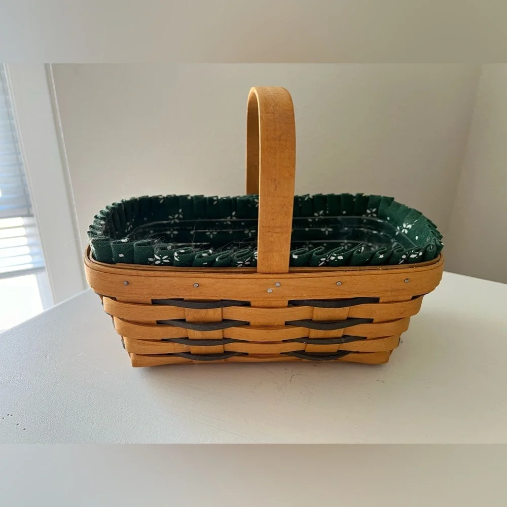Longaberger | 1997 Heartland Berry Basket | Liner Protector Small Chore | EUC